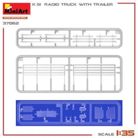 MA37062 ミニアート 1/35 K-51通信トラック トレーラー付