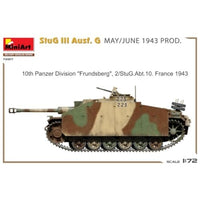 MA72107 ミニアート 1/72 Ⅲ号突撃砲 1943年5月/6月