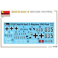 MA72107 ミニアート 1/72 Ⅲ号突撃砲 1943年5月/6月