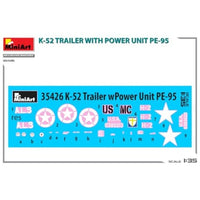 MA35426 ミニアート 1/35 K-52トレーラーw/パワーユニット PE-95