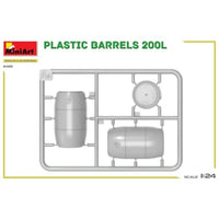 MA24011 ミニアート 1/24 プラスチック樽 200L