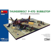 MA48018 ミニアート 1/48  P-47Dサンダーボルト バブルトップ w/ベース&アクセサリー ビッグセット