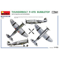 MA48018 ミニアート 1/48  P-47Dサンダーボルト バブルトップ w/ベース&アクセサリー ビッグセット