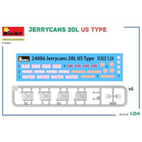 MA24006 ミニアート 1/24 ジェリカン 20L 米国タイプ