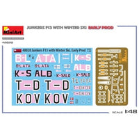 MA48020 ミニアート 1/48 ユンカース F13 冬期用スキー装備初期型