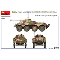 MA53014 ミニアート 1/35 Sd.Kfz. 234/4 重装甲偵察車 7.5cm砲搭載 w/クルー