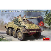 MA53014 ミニアート 1/35 Sd.Kfz. 234/4 重装甲偵察車 7.5cm砲搭載 w/クルー