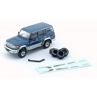 64B0365 BMC 1/64 トヨタ ランドクルーザー LC76 ブルー (RHD)