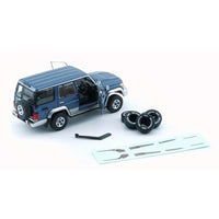 64B0365 BMC 1/64 トヨタ ランドクルーザー LC76 ブルー (RHD)