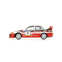 64B0409 BMC 1/64 三菱ランサー EVO V Group A  1998年 カタルーニャラリー 3位   #1