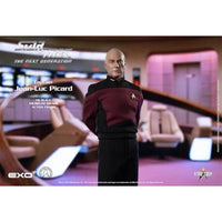 EXO-01-019-EDM EXO-6 1/6 ハイパーリアリスティックアクションフィギュア 新スター・トレック リュック・ピカード艦長 艦隊ユニフォーム(ベーシックバージョ
