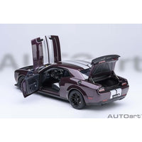 71762 1/18 ダッジ チャレンジャー SRT ジェイルブレイク 2022 (メタリック・パープル/シルバー・ストライプ <HELLRAISIN>)