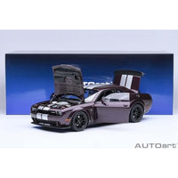 71762 1/18 ダッジ チャレンジャー SRT ジェイルブレイク 2022 (メタリック・パープル/シルバー・ストライプ <HELLRAISIN>)