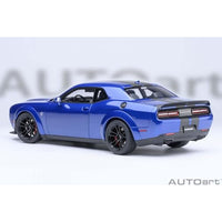 71763 1/18 ダッジ チャレンジャー SRT ジェイルブレイク 2022 (メタリック・ブルー/カーボンブラック・ストライプ <INDIGO BLUE>)