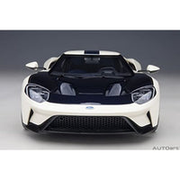 72926 1/18 フォード GT '64 プロトタイプ ヘリテージ エディション(ホワイト/ダークブルー)