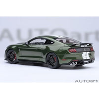 73097 1/18 フォード マスタング シェルビー GT500 (グリーン/ホワイト・ストライプ)