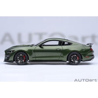 73097 1/18 フォード マスタング シェルビー GT500 (グリーン/ホワイト・ストライプ)