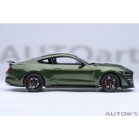 73097 1/18 フォード マスタング シェルビー GT500 (グリーン/ホワイト・ストライプ)