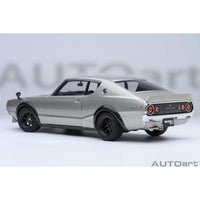 77466 1/18 日産 スカイライン 2000GT-R (KPGC110) チューンド・バージョン (シルバー)