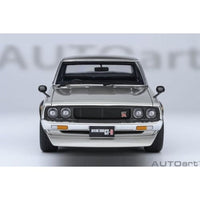 77466 1/18 日産 スカイライン 2000GT-R (KPGC110) チューンド・バージョン (シルバー)