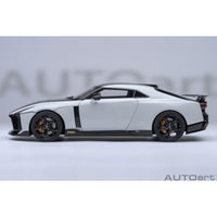 77511 1/18 NISSAN GT-R50 by ITALDESIGN (メタリック・ホワイト/ブラック)