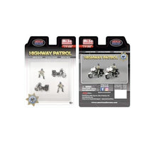 AD-64529MJ ターマックワークス 1/64 Figure Set - Highway Patrol Police Motorcycles
