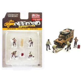 AD-76492MJ ターマックワークス 1/64 Figure Set - Off Road Adventure