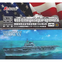 FLYFH1178S フライホーク 1/700 アメリカ海軍 航空母艦 エンタープライズ (CV-6) 1942年6月 (豪華版)