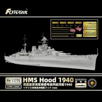 FLYFH1177S フライホークモデル 1/700 HMS 巡洋戦艦 フッド 1940 (豪華版)