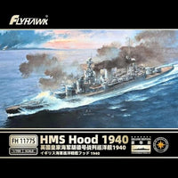 FLYFH1177S フライホークモデル 1/700 HMS 巡洋戦艦 フッド 1940 (豪華版)