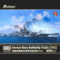 FLYFH1133S フライホークモデル 1/700 ドイツ海軍 戦艦 ティルピッツ 1942 (豪華版)
