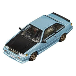 LL-009-146 DIE CAST TEAM 1/64 Toyota Corolla LEVIN  ブルー/ブラックフード