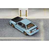 LL-009-146 DIE CAST TEAM 1/64 Toyota Corolla LEVIN  ブルー/ブラックフード