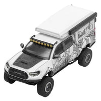 KS076-529 GCD 1/64 トヨタ TACOMA TRD Pro 2022 (キャンパーバン) ホワイト/アート