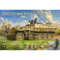 BT042 ボーダーモデル 1/35 ドイツ Sd.Kfz.251 Ausf.D w/R35砲塔