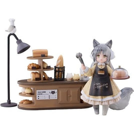 RIBOSE DLCシリーズ ティータイム キャッツ シーン にゃん町「パン屋」店員にゃん ノンスケールフィギュア