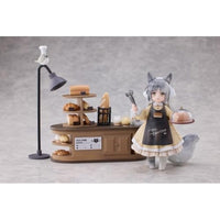 RIBOSE DLCシリーズ ティータイム キャッツ シーン にゃん町「パン屋」店員にゃん ノンスケールフィギュア