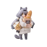 RIBOSE DLCシリーズ ティータイム キャッツ シーン にゃん町「パン屋」お客にゃん ノンスケールフィギュア