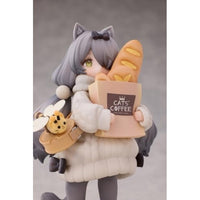 RIBOSE DLCシリーズ ティータイム キャッツ シーン にゃん町「パン屋」お客にゃん ノンスケールフィギュア