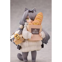 RIBOSE DLCシリーズ ティータイム キャッツ シーン にゃん町「パン屋」お客にゃん ノンスケールフィギュア