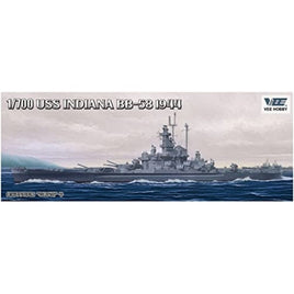 VEEE57006 ヴィー・ホビー 1/700 米海軍 戦艦 インディアナ BB-58 1944年 デラックス版