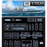 VEEV57020 ヴィー・ホビー 1/700 米海軍 軽巡洋艦 クリーブランド CL-55 1945年 「通常版」