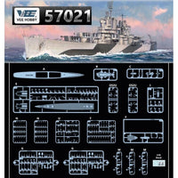 VEEV57021 ヴィー・ホビー 1/700 米海軍 軽巡洋艦 ヒューストン CL-81 1944年 「通常版」