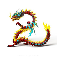 神型科技(SHENXING TECHNOLOGY) 真龍シリーズ ZL-0001 赤龍王 プラスチックモデルキット