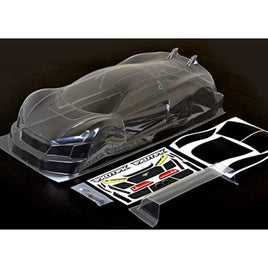 #1863 R-TEX GT(USGT公認)1/10 USGT LEXAN クリアーボディ 専用ウィング付属