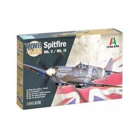 IT1482 イタレリ 1/72 WW.II イギリス空軍 スピットファイアMk.V/Mk.IX エース