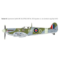 IT1482 イタレリ 1/72 WW.II イギリス空軍 スピットファイアMk.V/Mk.IX エース