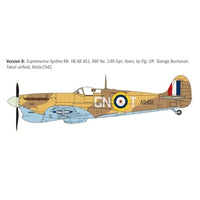 IT1482 イタレリ 1/72 WW.II イギリス空軍 スピットファイアMk.V/Mk.IX エース
