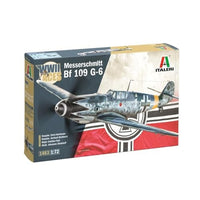 IT1483 イタレリ 1/72 WW.II ドイツ空軍 メッサーシュミット Bf-109 G-2/G-6 エース