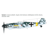 IT1483 イタレリ 1/72 WW.II ドイツ空軍 メッサーシュミット Bf-109 G-2/G-6 エース